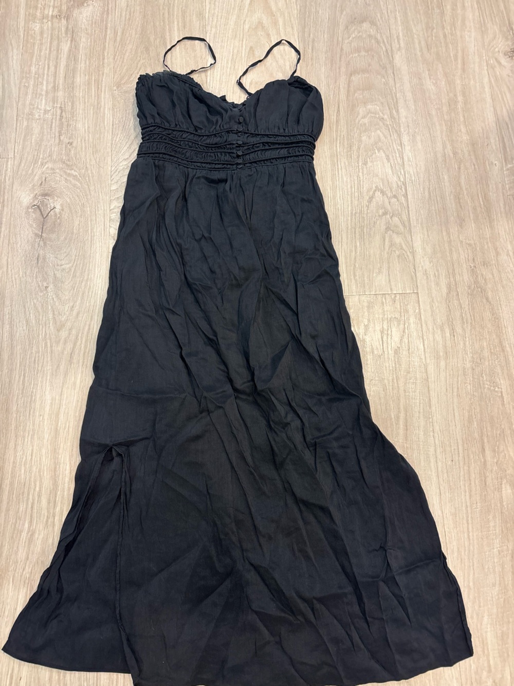 Frame Maxi Dress with Smocked Waist